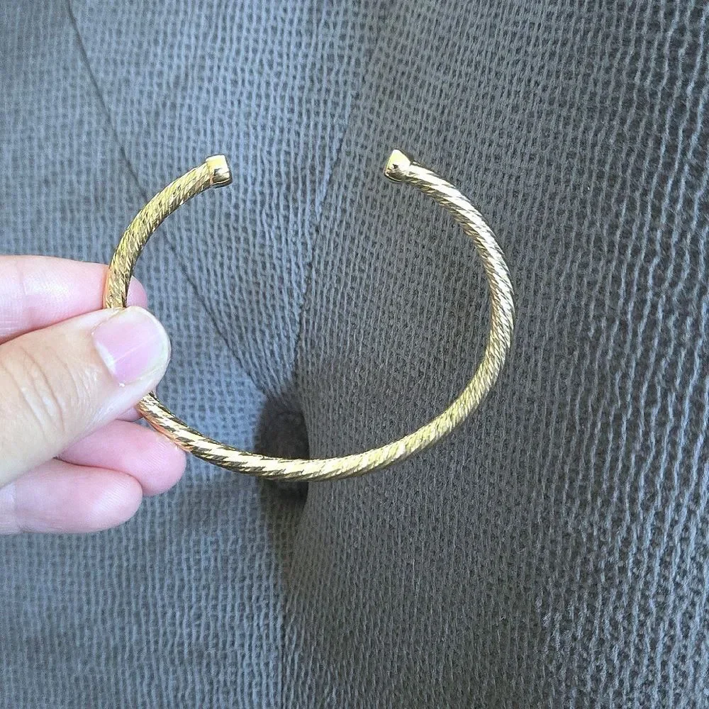 Mia Fiore Textured Gold💛 Cuff Bracelet - NWT